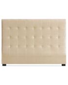 Luxor Velours beige hoofdbord - 160 cm