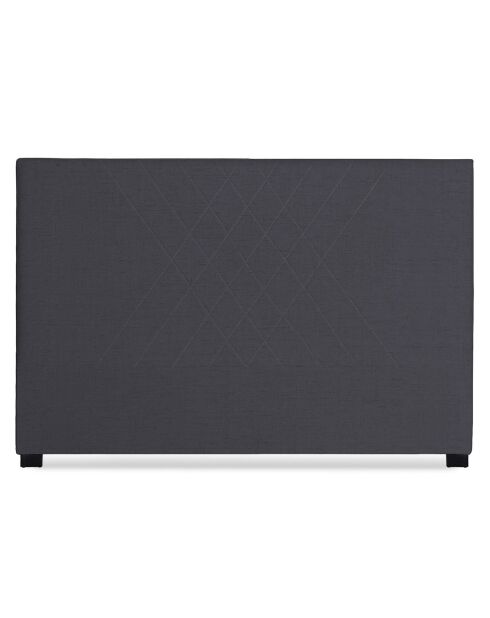 Kopfteil Diam grauer Stoff - 180x120 cm