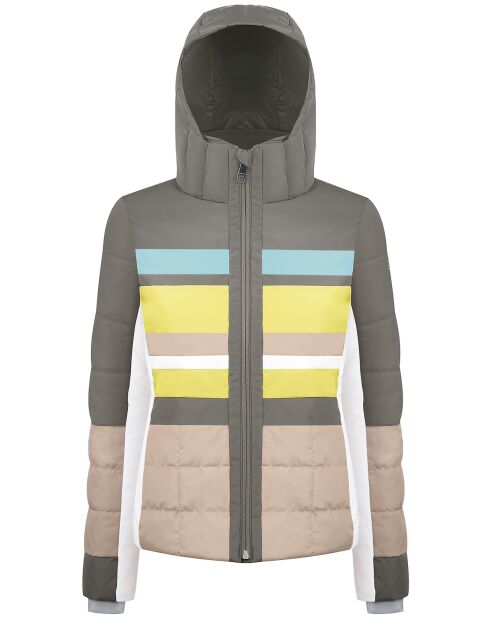 Veste de ski multicolore