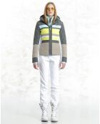 Veste de ski multicolore