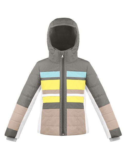 Veste de ski multicolore