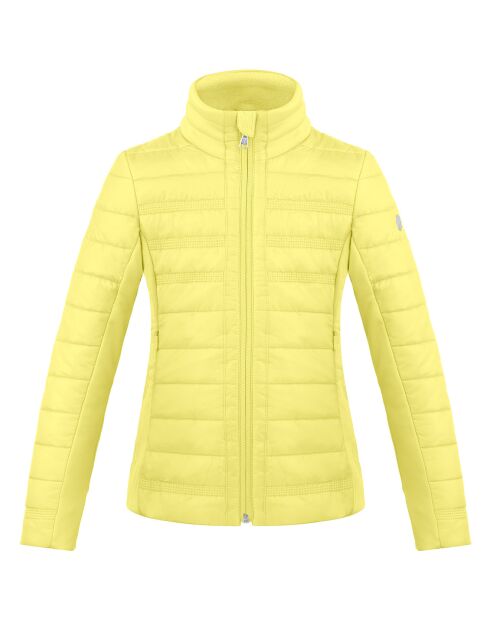 Veste/Doudoune light intérieur polaire jaune