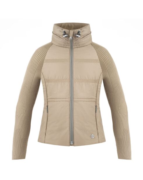 Veste Technique hybride beige sésame