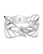 Bracciale in foglia d'argento