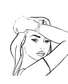 Bracciale in foglia d'argento