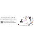 Bracciale in foglia d'argento