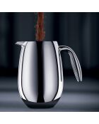 Cafetière à piston double paroi 12 tasses Columbia inox mat - 1.5 L