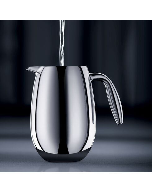 Columbia 12-kops dubbelwandig koffiezetapparaat voor Franse pers, mat roestvrij staal - 1,5 L