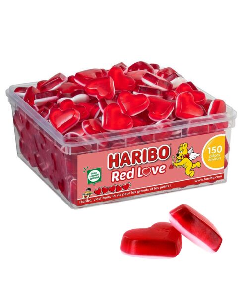 Caja de caramelos Red Love de 150 piezas