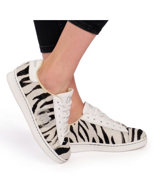Baskets en Cuir Jovi zèbre