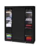 Armoire noire - 135x175x45 cm