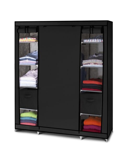 Armoire noire - 135x175x45 cm