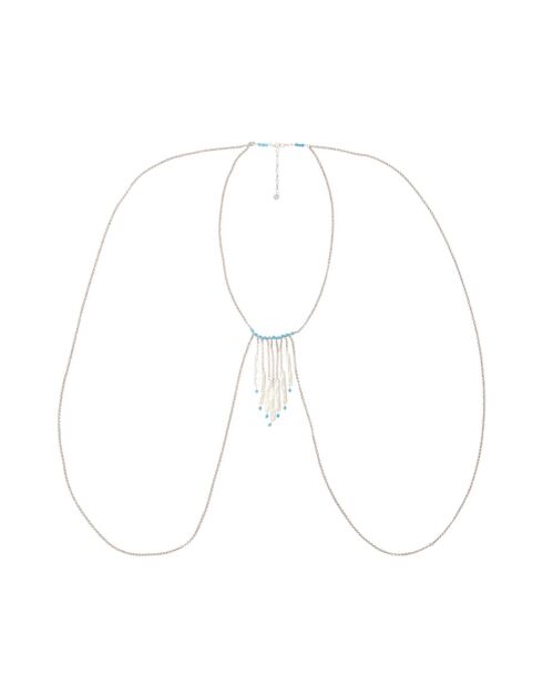 Chaîne de corps Sensuality argentée