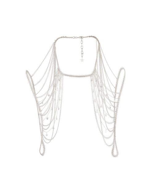 Chaîne de corps Sensuality argentée