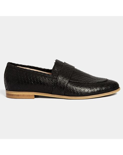 Mocassins en Cuir Happy Monday noirs