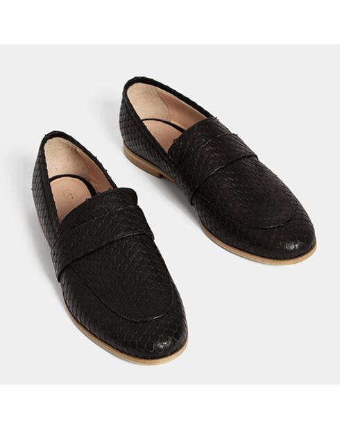 Mocassins en Cuir Happy Monday noirs