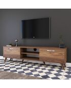 Meuble TV A9 noisette - 48.6x180x35 cm