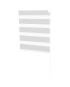 Store enrouleur Zebra blanc - 60x90 cm