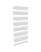 Store enrouleur Zebra blanc - 60x90 cm