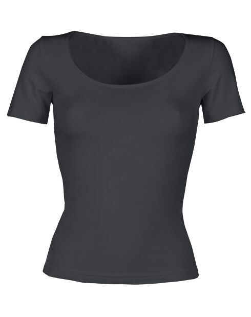 T-Shirt Wanda manches courtes noir