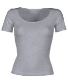 T-Shirt Wanda manches courtes gris chiné