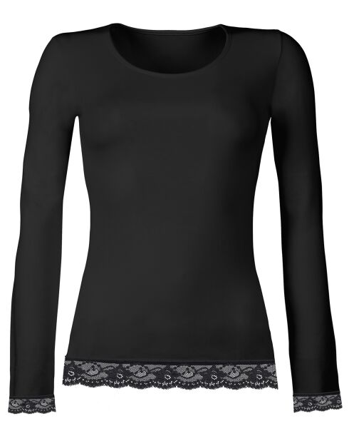 T-Shirt Alba manches longues noir