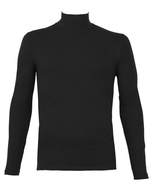 T-Shirt Adrien col roulé noir