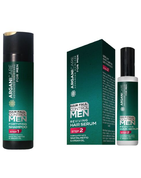 Coffret Anti-chûte pour Homme: Shampooing + Sérum 250+60 ml