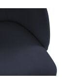 Chaise en Velours Aurora bleu foncé - 55x56x80 cm