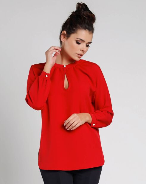 Blouse Elma rouge