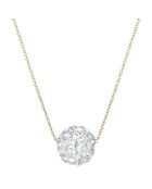 Pendentif Bulle de crystal or jaune