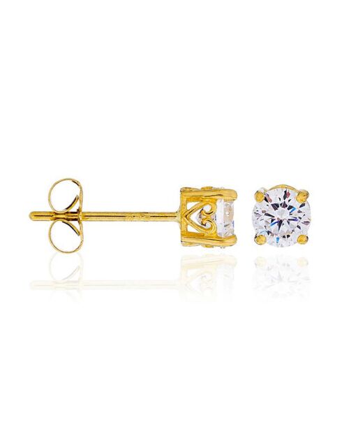 Boucles d'oreilles Simply You or jaune