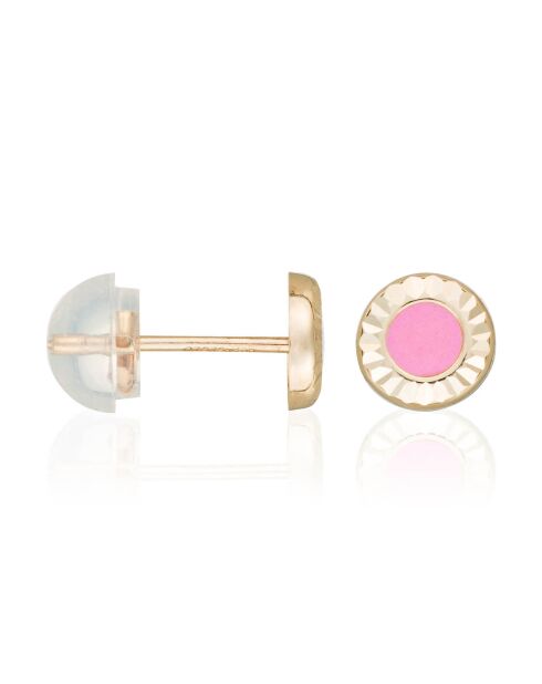 Boucles d'oreilles Bico or jaune