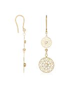 Boucles d'oreilles Ancestral or jaune