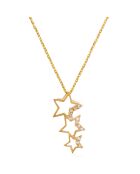 Pendentif Constellation or jaune