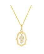 Pendentif Main de Fatma or jaune