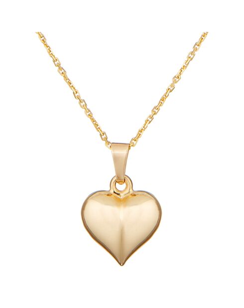 Herzanhänger aus Gelbgold