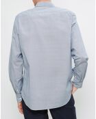 Chemise Slim Sammy à motifs bleue