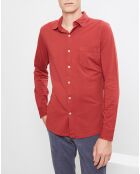 Chemise Polo Jersey rouge