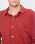 Chemise Polo Jersey rouge