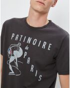 T-Shirt Tee Patinoire carbone