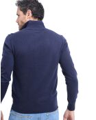 Pull en Cachemire & Soie Mélangés Etahn bleu nuit