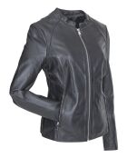 Schwarze Lederjacke Celestine