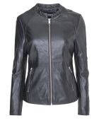 Schwarze Lederjacke Celestine
