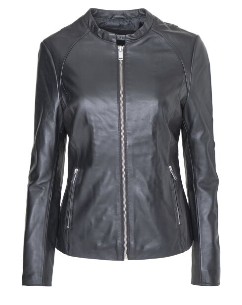 Schwarze Lederjacke Celestine