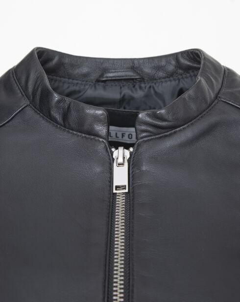 Schwarze Lederjacke Celestine