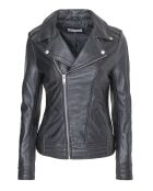 Veste en Cuir Ciara noire