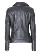 Veste en Cuir Ciara noire