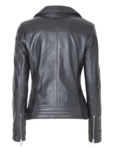 Veste en Cuir Ciara noire