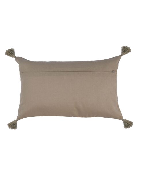 Housse de coussin India écorce - 50x30 cm